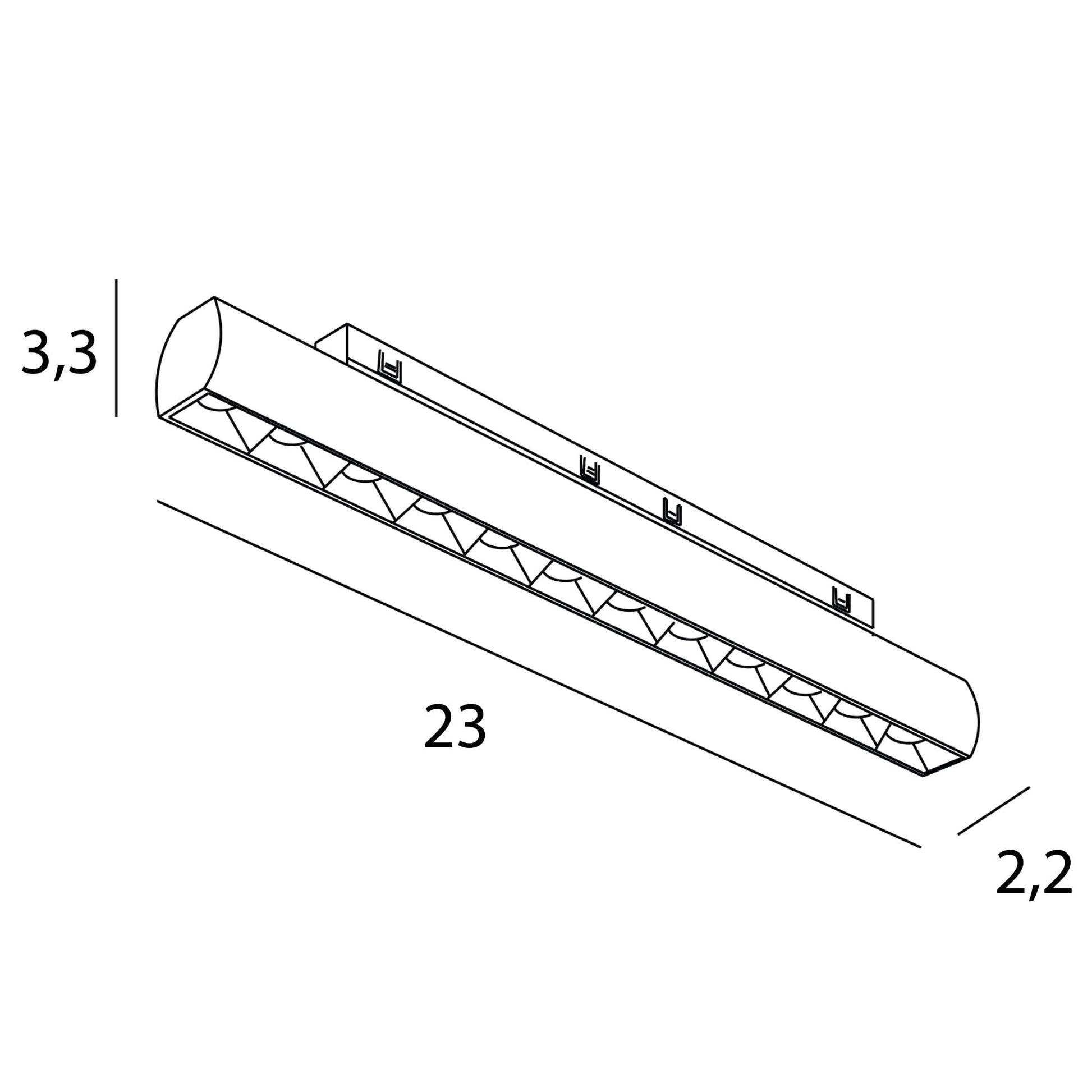 OPRAWA SYSTEMY SZYNOWE MICRO11 MICRO11 FIX CZARNY OD MAXLIGHT N0003Z
