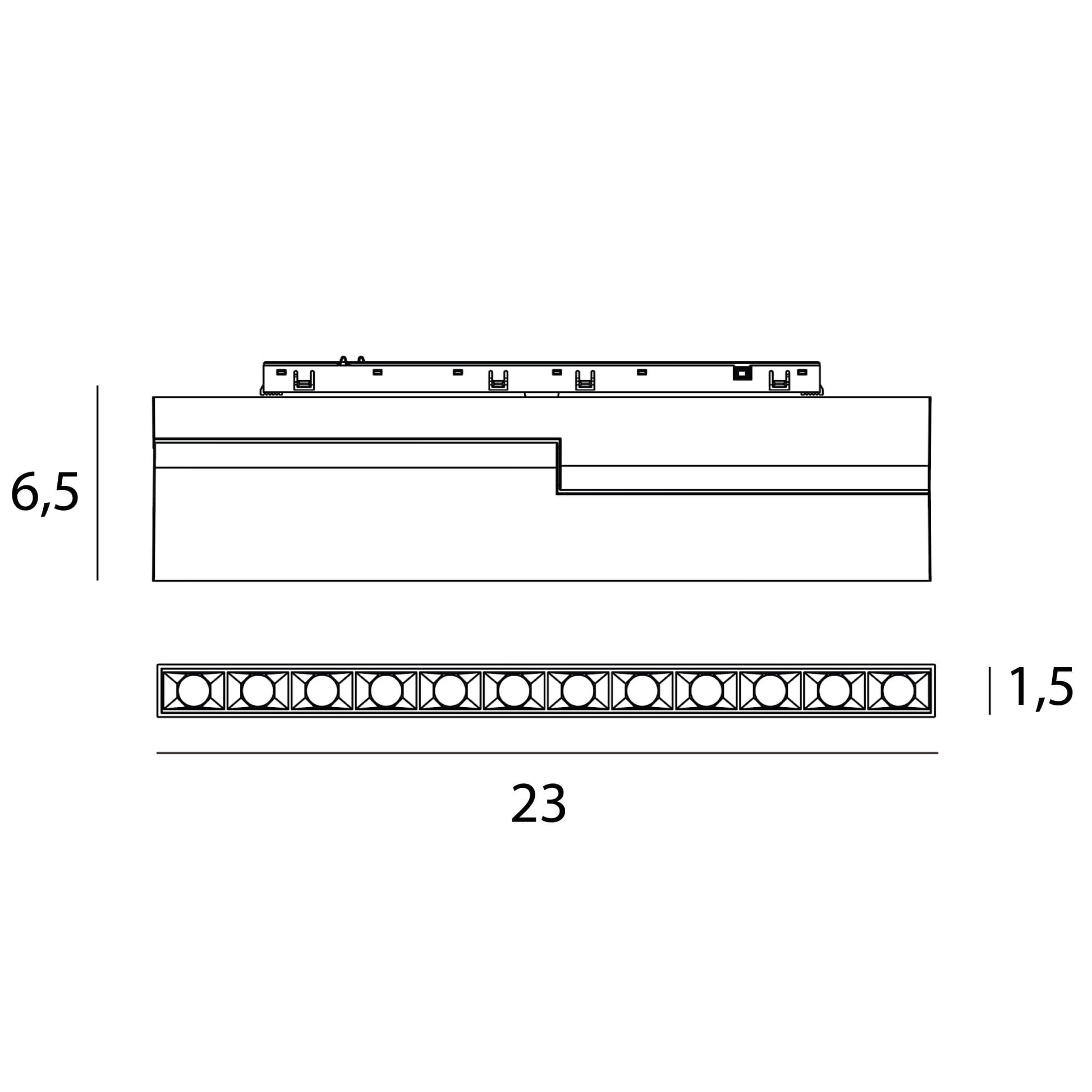 OPRAWA SYSTEMY SZYNOWE MICRO11 MICRO11 FIX CZARNY OD MAXLIGHT N0005Z