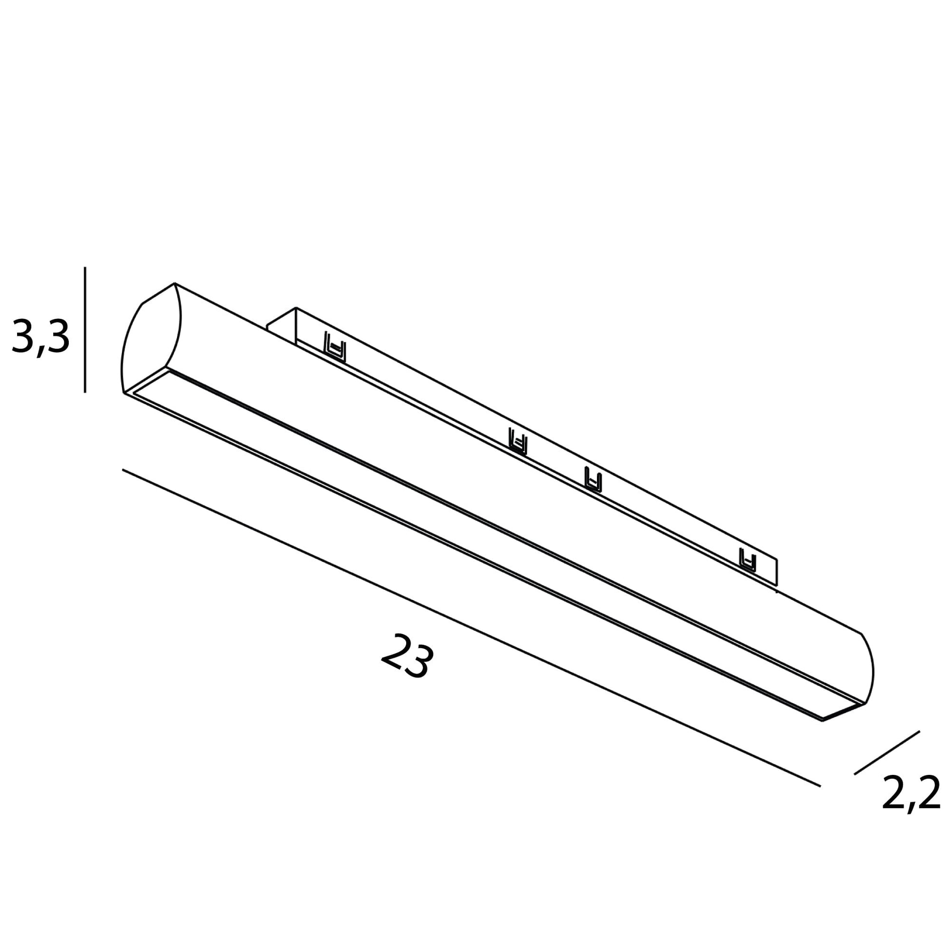 OPRAWA SYSTEMY SZYNOWE MICRO11 MICRO11 FIX CZARNY OD MAXLIGHT N0006N