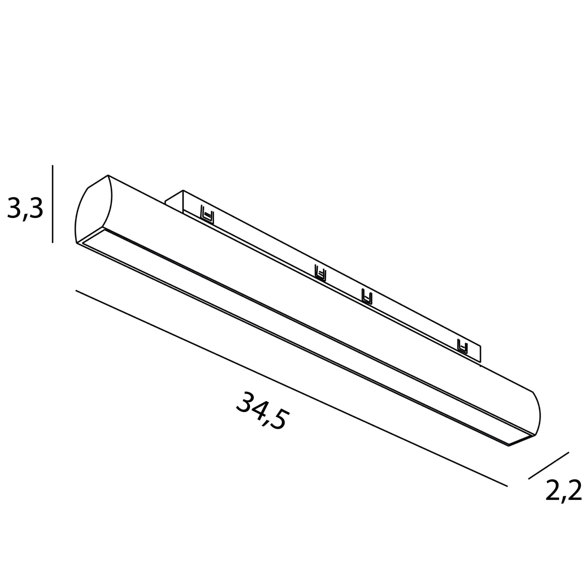 OPRAWA SYSTEMY SZYNOWE MICRO11 MICRO11 FIX CZARNY OD MAXLIGHT N0007Z