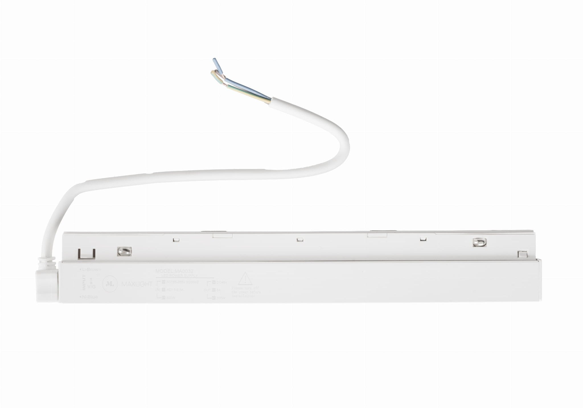 AKCESORIUM SYSTEMY SZYNOWE MAGNETYCZNE MAGNETIC ACC BIAŁY OD MAXLIGHT MA0032