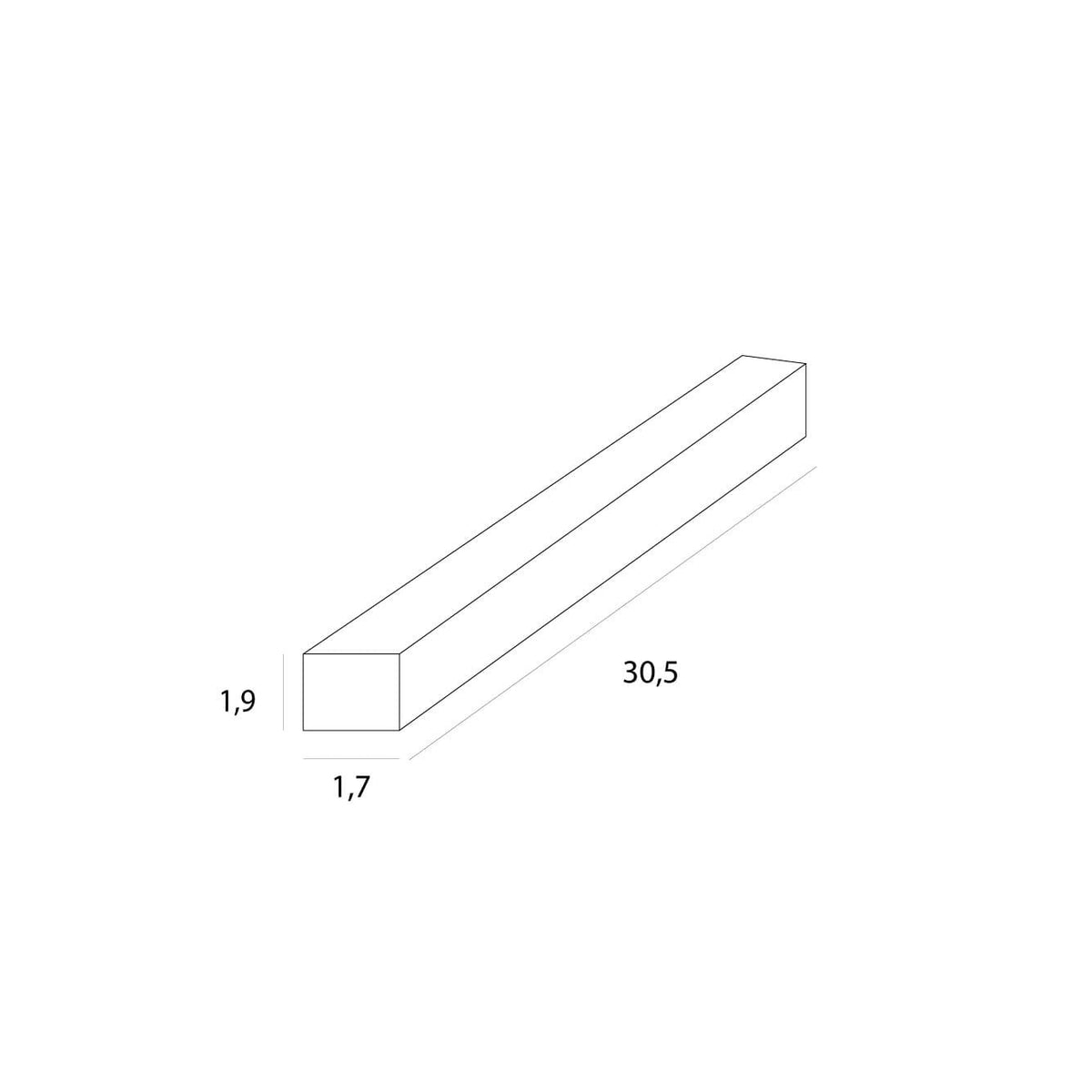 AKCESORIUM SYSTEMY SZYNOWE MAGNETYCZNE MAGNETIC ACC CZARNY OD MAXLIGHT MA0033