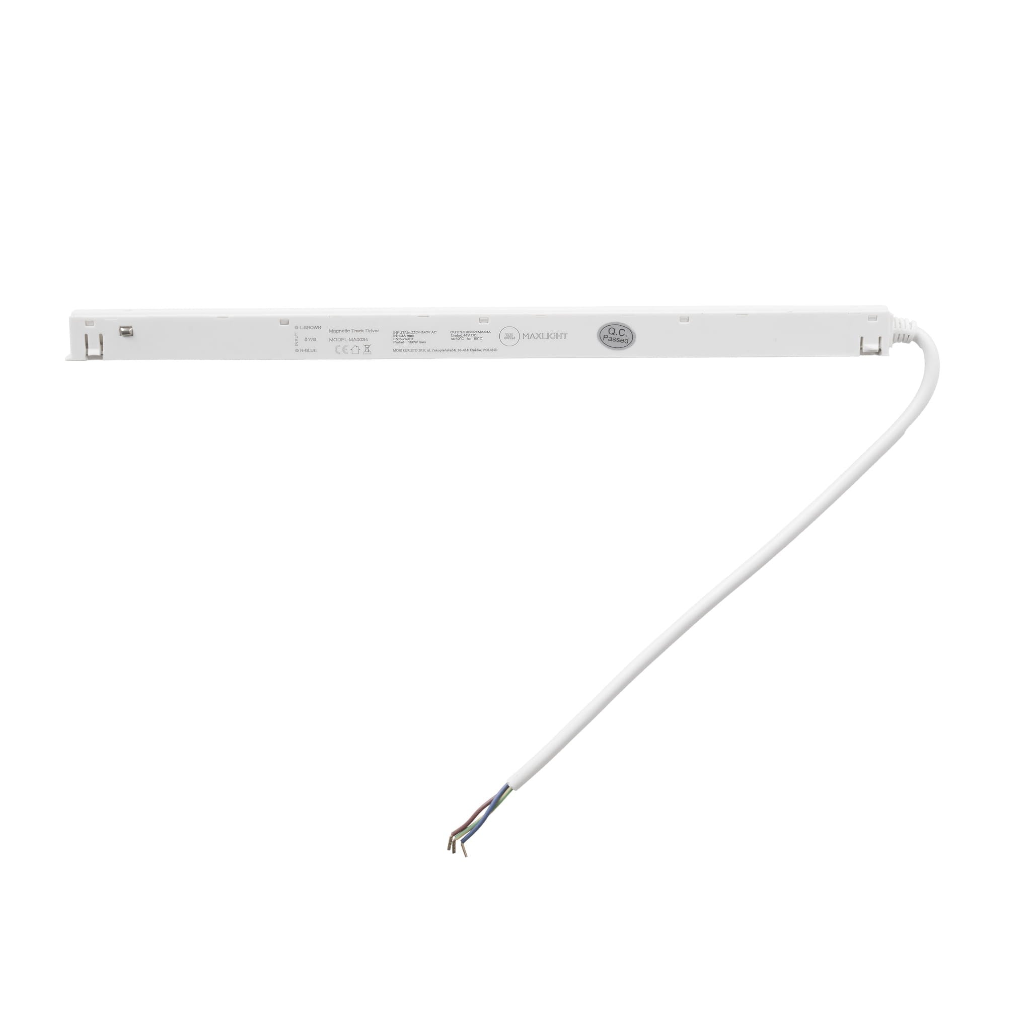 AKCESORIUM SYSTEMY SZYNOWE MAGNETYCZNE MAGNETIC ACC BIAŁY OD MAXLIGHT MA0034