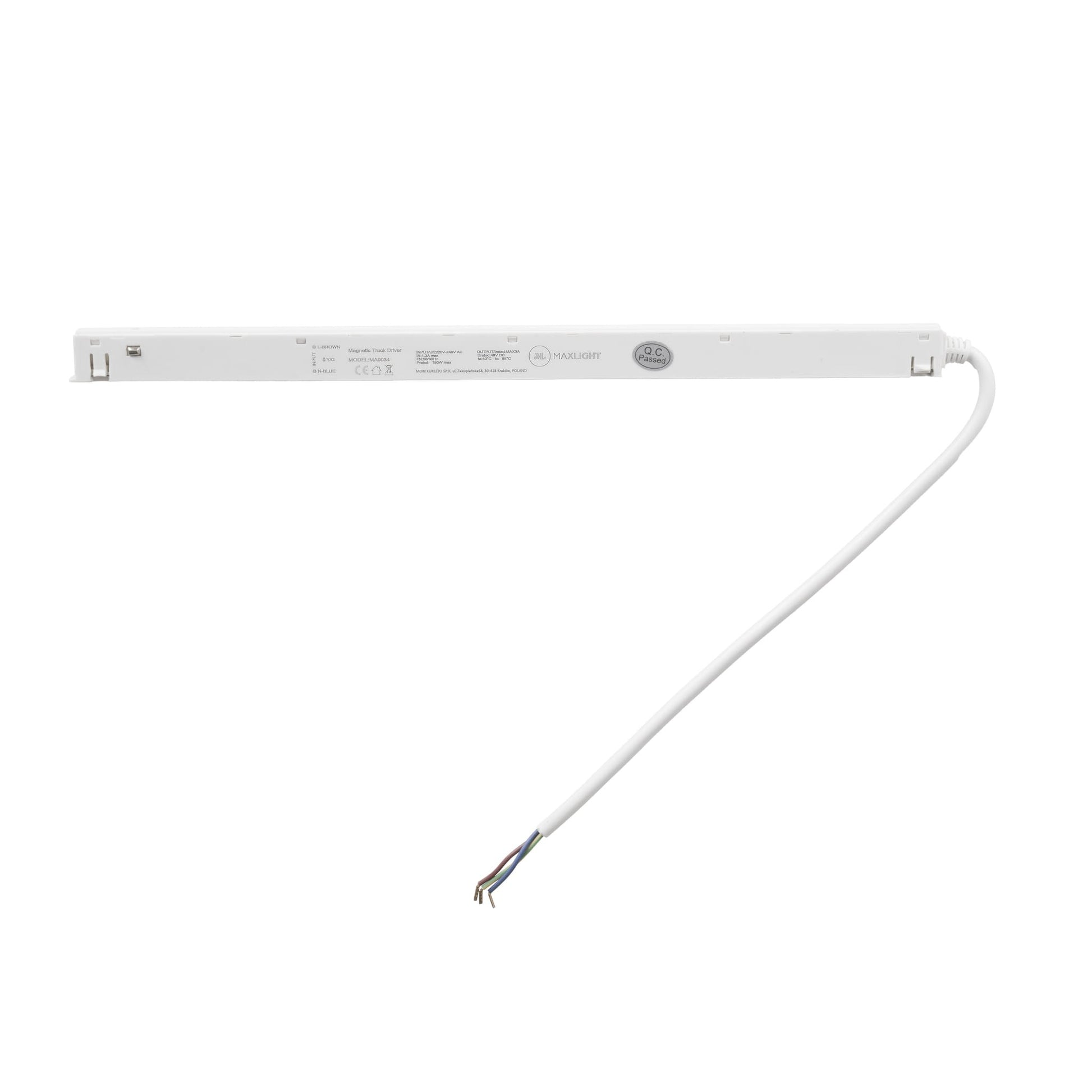 AKCESORIUM SYSTEMY SZYNOWE MAGNETYCZNE MAGNETIC ACC BIAŁY OD MAXLIGHT MA0034
