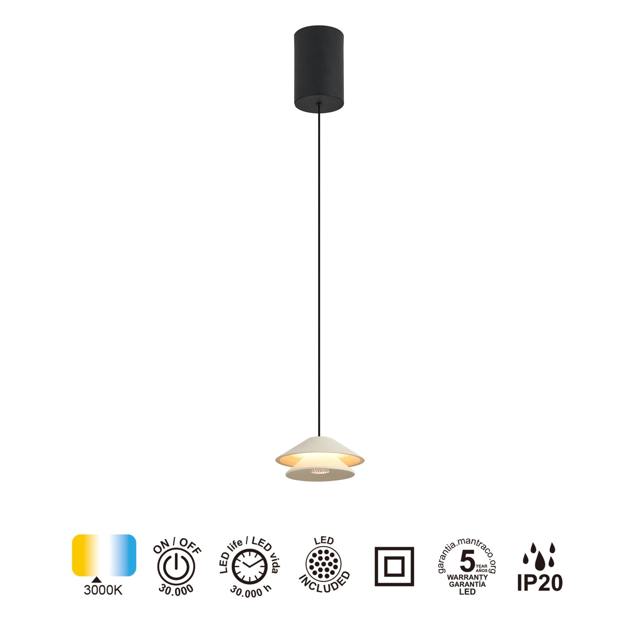LAMPA WISZĄCA PICCOLA OD MANTRA 9030