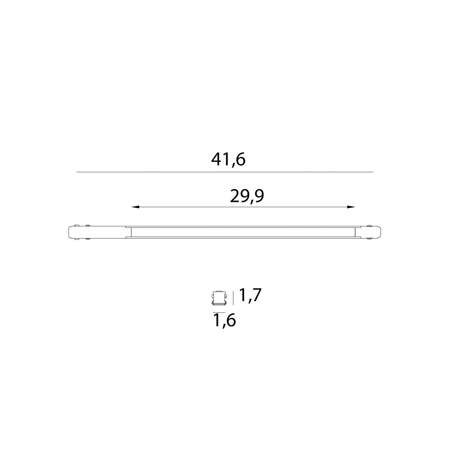 OPRAWA SYSTEMY SZYNOWE MAGNETYCZNE MAGNETIC LIN BIAŁY OD MAXLIGHT M0056Z