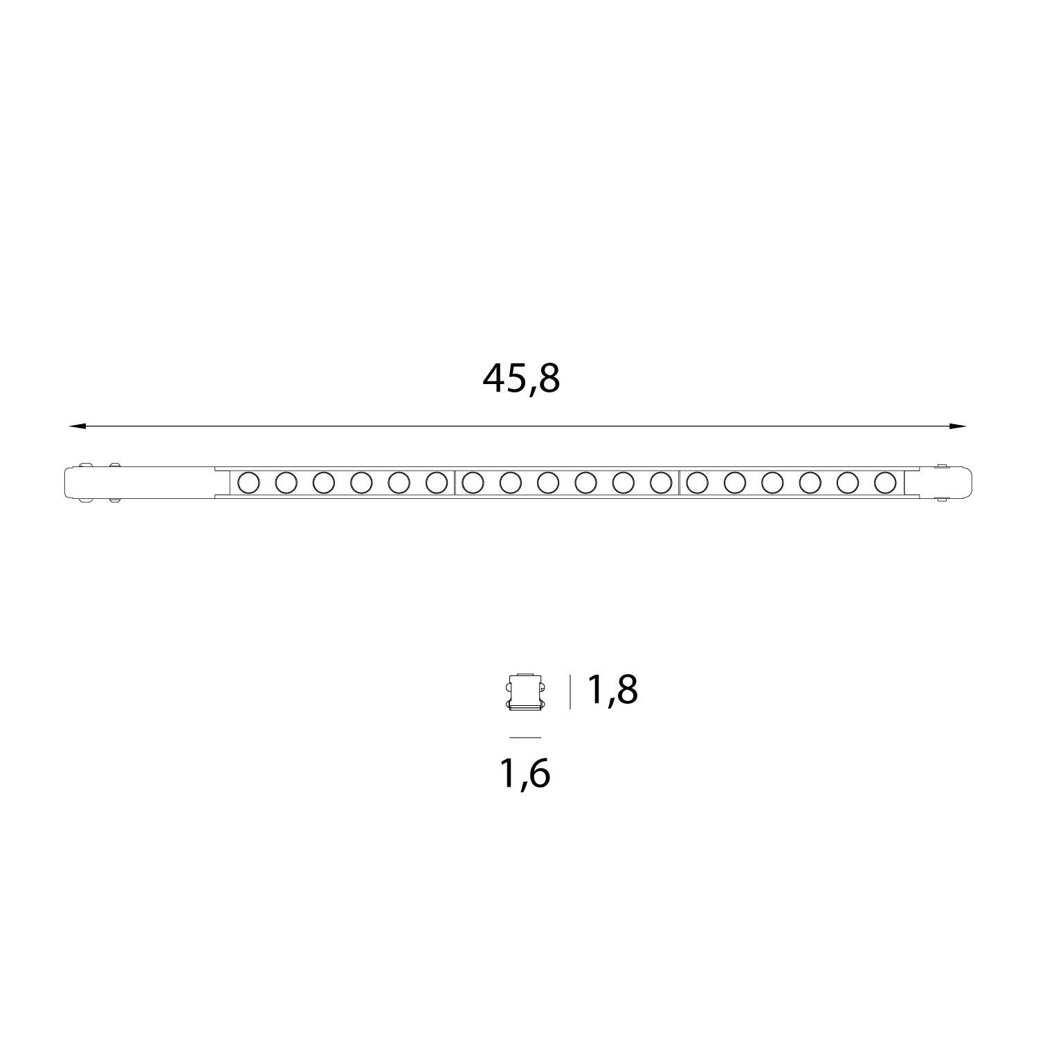 OPRAWA SYSTEMY SZYNOWE MAGNETYCZNE MAGNETIC LIN BIAŁY OD MAXLIGHT M0060Z