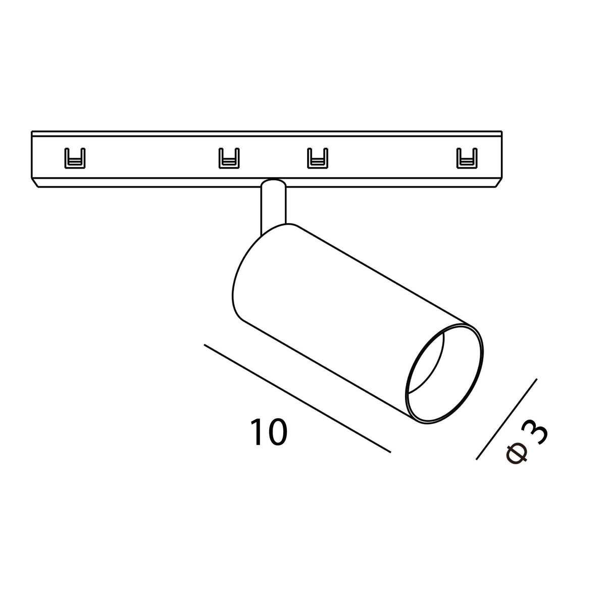 REFLEKTOR ZIGBEE MICRO11 FIX BIAŁY od MAXLIGHT