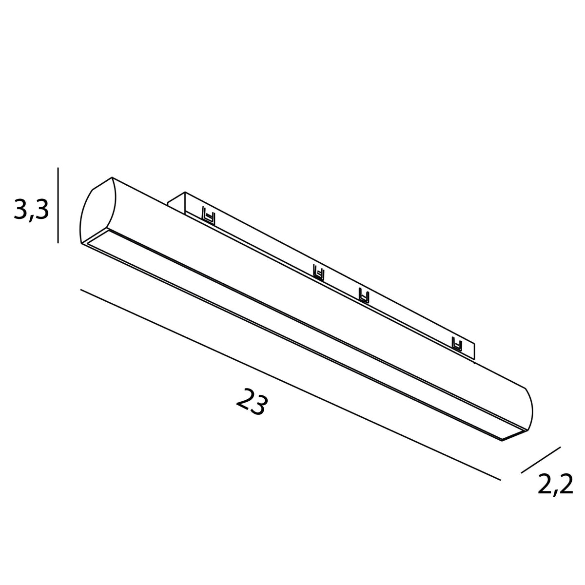 LINIA OBROTOWA ZIGBEE MICRO11 FIX BIAŁY od MAXLIGHT