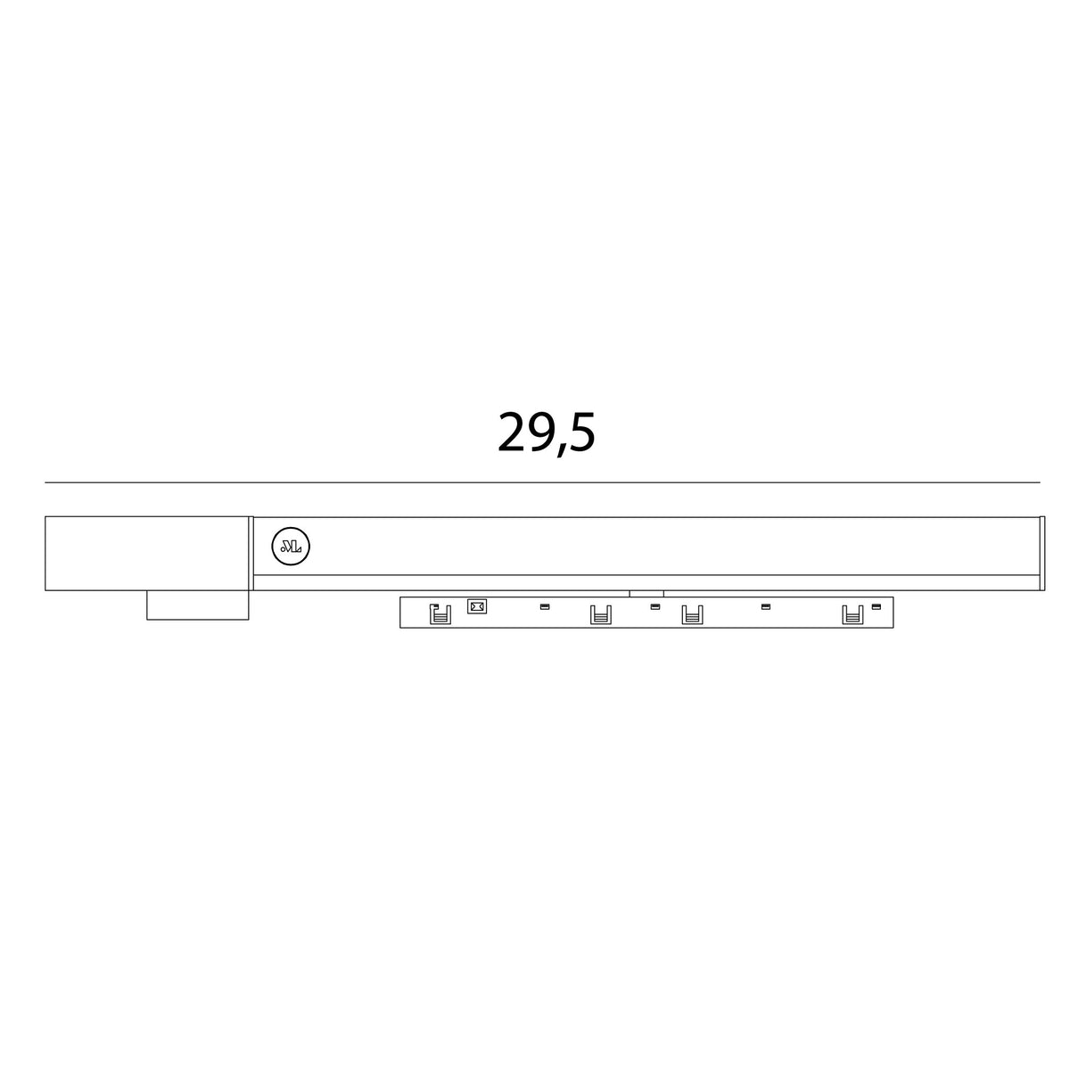 ZASILACZ DOSZYNOWY  MICRO11 ACC BIAŁY od MAXLIGHT