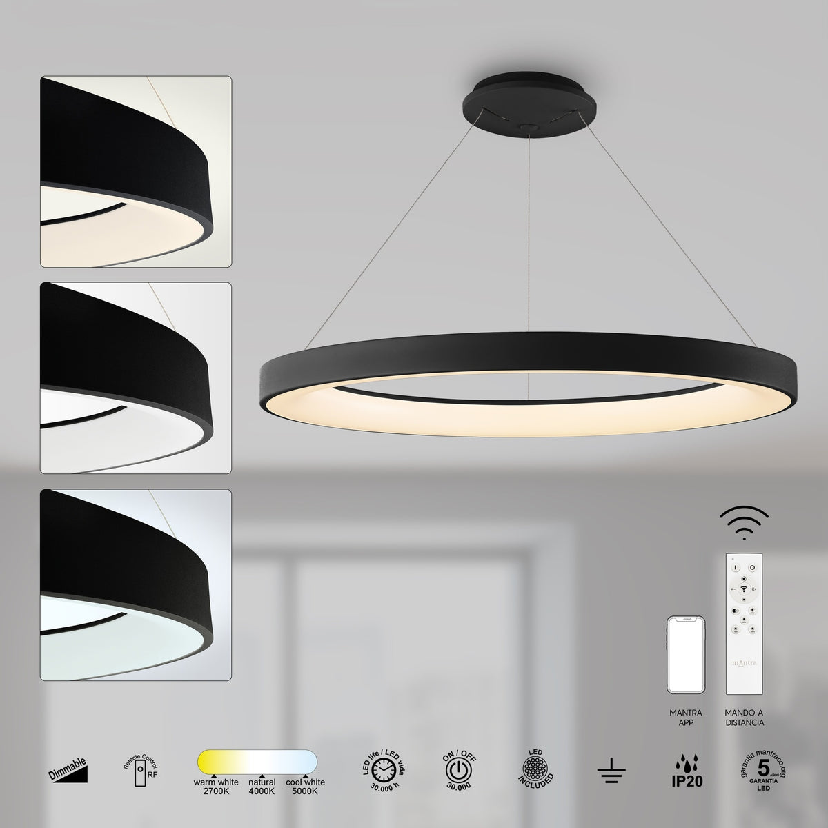 LAMPA SUFITOWA NISEKO II OD MANTRA 8571