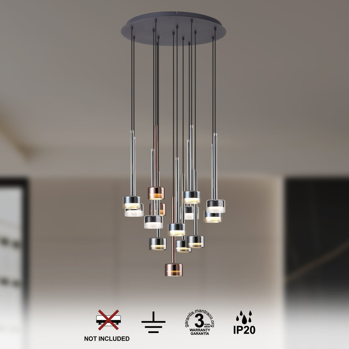 LAMPA WISZĄCA TONIC OD MANTRA 7879