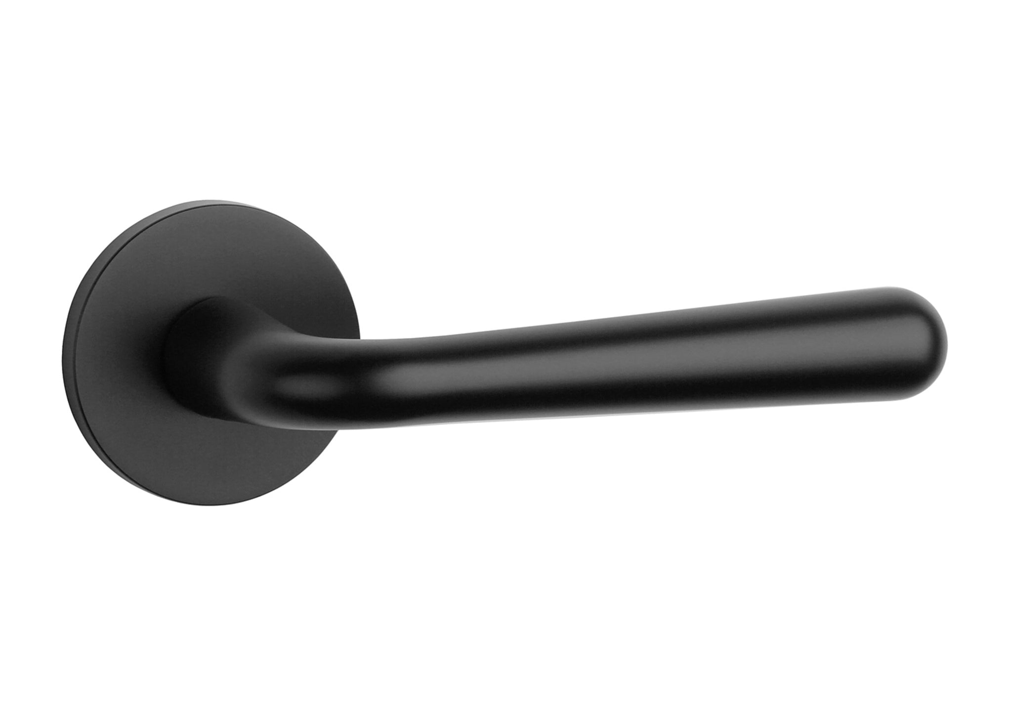KLAMKA  Irga ROZETA R SLIM 7MM BLACK OD APRILE
