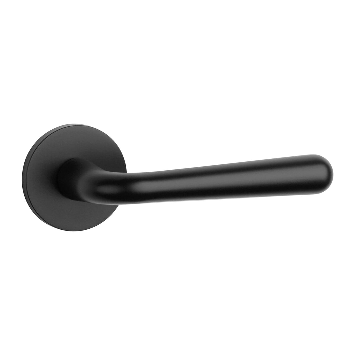 KLAMKA  Irga ROZETA R SLIM 7MM BLACK OD APRILE