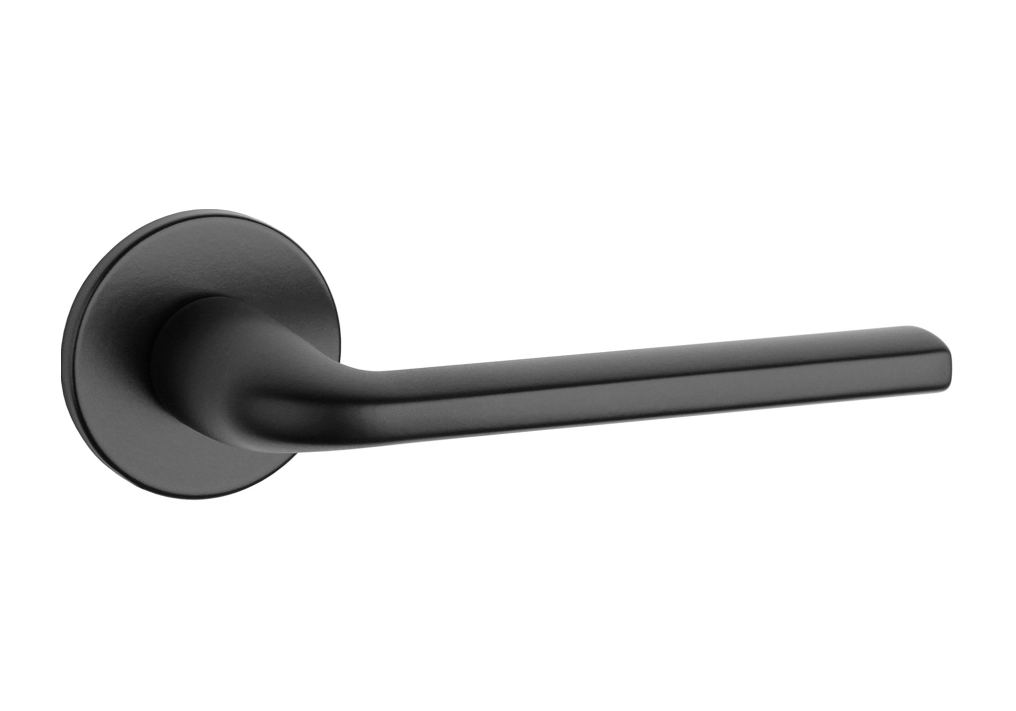 KLAMKA  Oleandro ROZETA R SLIM 7MM BLACK OD APRILE