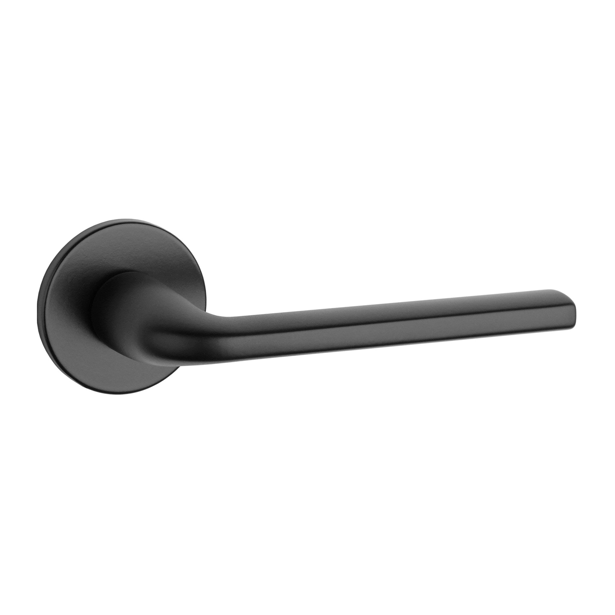 KLAMKA  Oleandro ROZETA R SLIM 7MM BLACK OD APRILE
