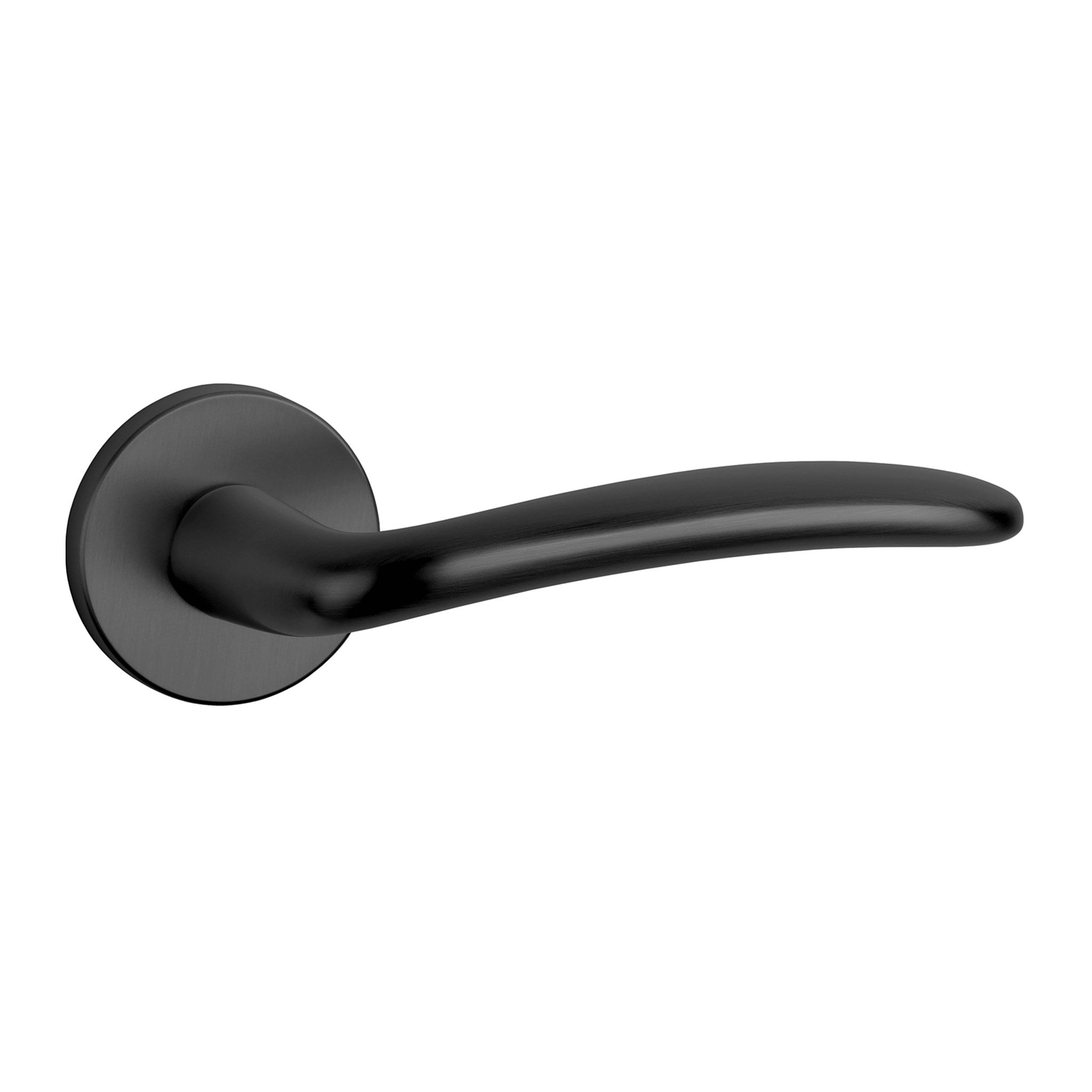 KLAMKA  Ambrosia ROZETA R SLIM 7MM BK OD APRILE
