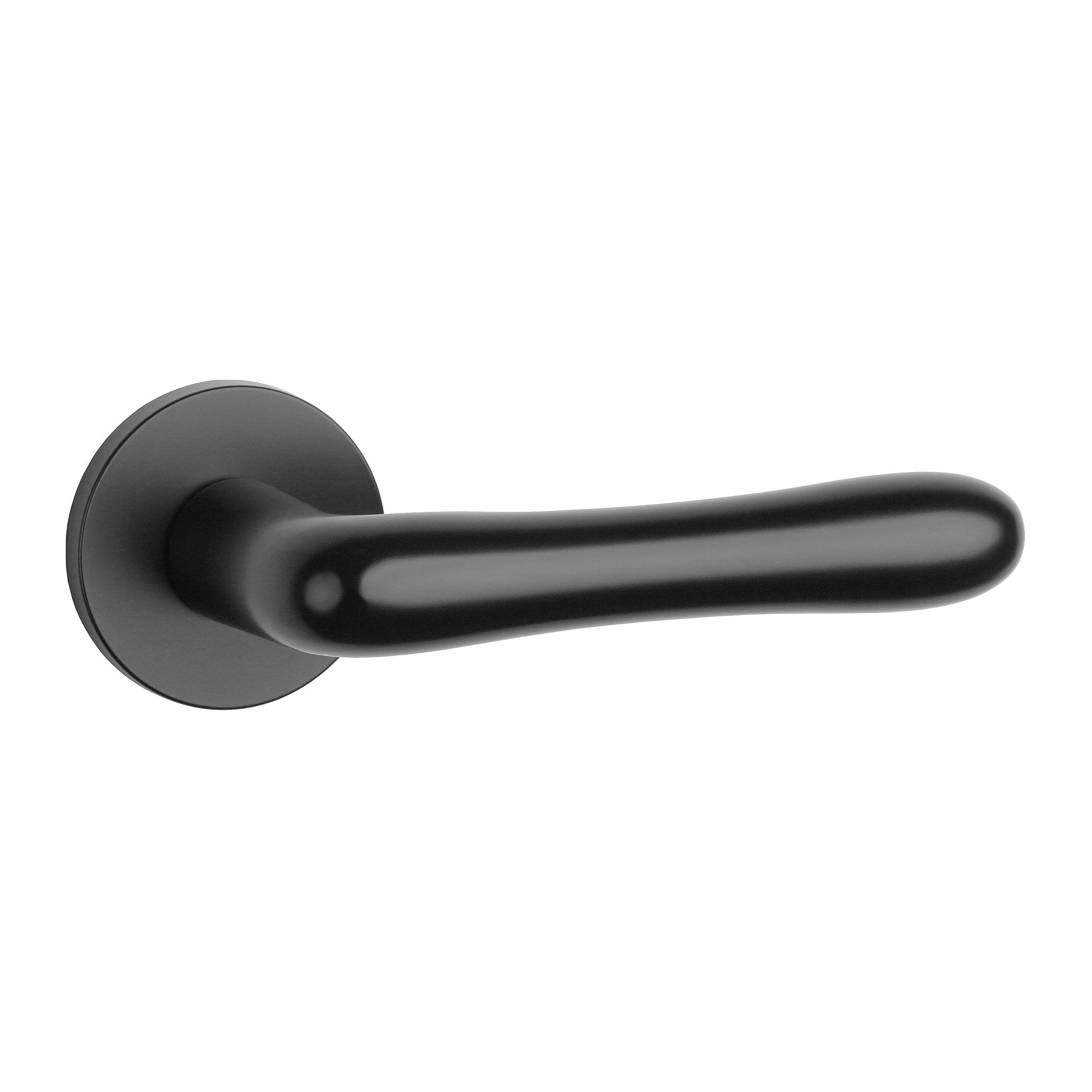 KLAMKA  Cynia ROZETA R SLIM 7MM BLACK OD APRILE