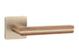 KLAMKA  Cyrilla ROZETA Q SLIM 7MM ABM / BLACK WALNUT WOOD OD APRILE