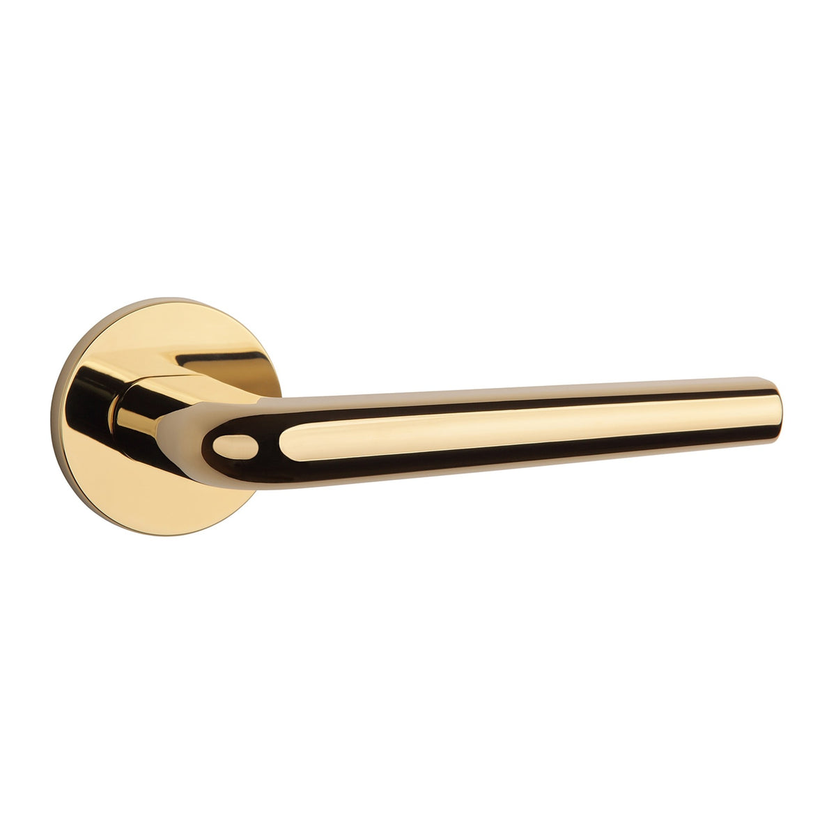 KLAMKA  Funkia ROZETA R SLIM 7MM GOLD PVD OD APRILE