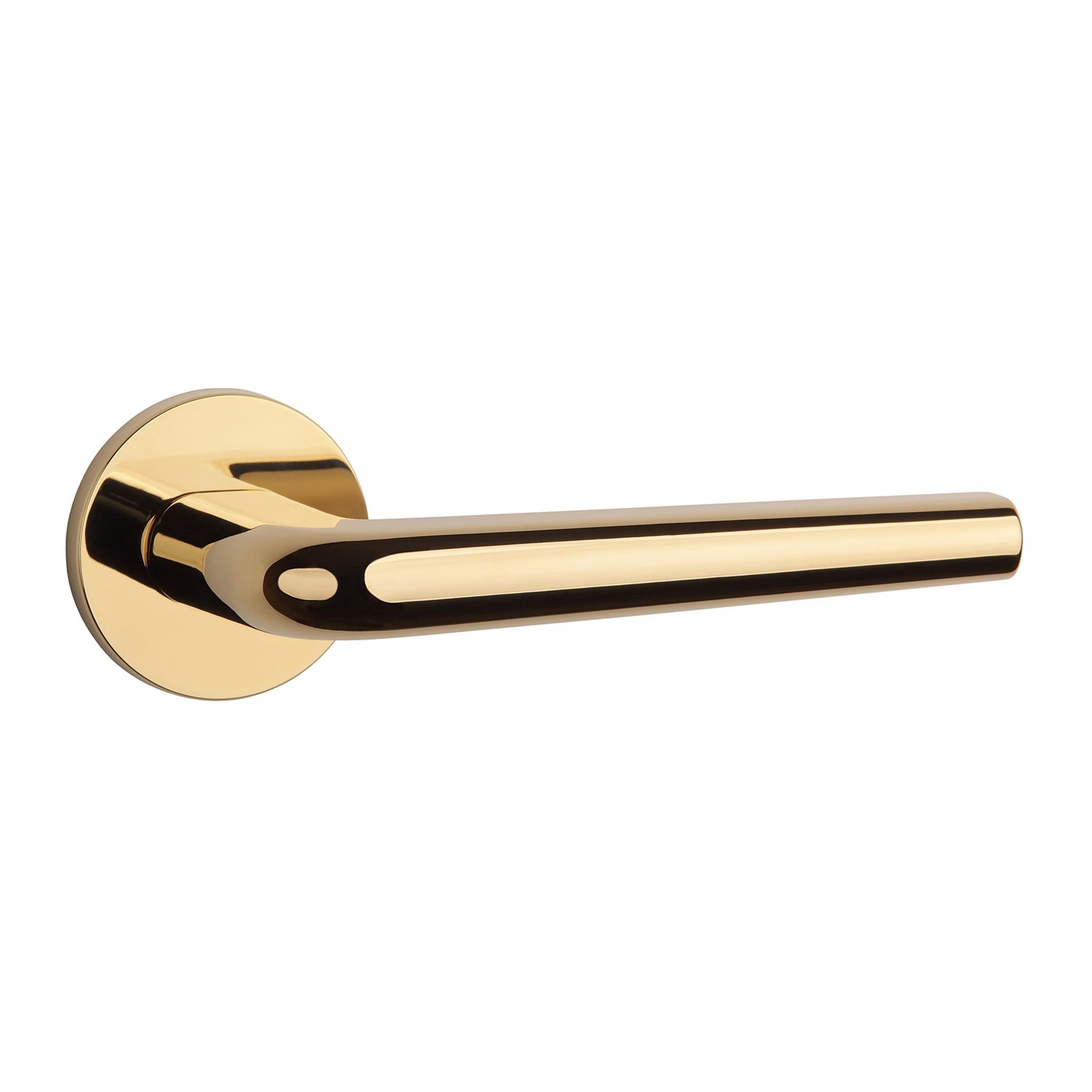 KLAMKA  Funkia ROZETA R SLIM 7MM GOLD PVD OD APRILE