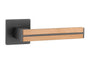 KLAMKA  Imperata ROZETA Q SLIM 7MM BK/OAK WOOD OD APRILE