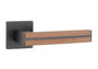 KLAMKA  Imperata ROZETA Q SLIM 7MM BK/WALNUT WOOD OD APRILE