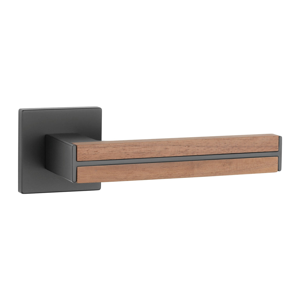 KLAMKA  Imperata ROZETA Q SLIM 7MM BK/WALNUT WOOD OD APRILE
