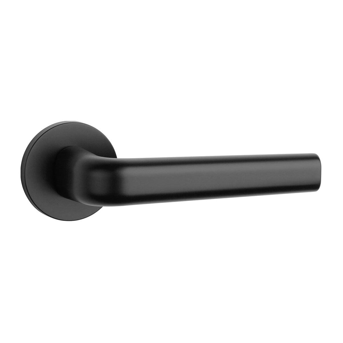 KLAMKA  Inula ROZETA R SLIM 7MM BLACK OD APRILE