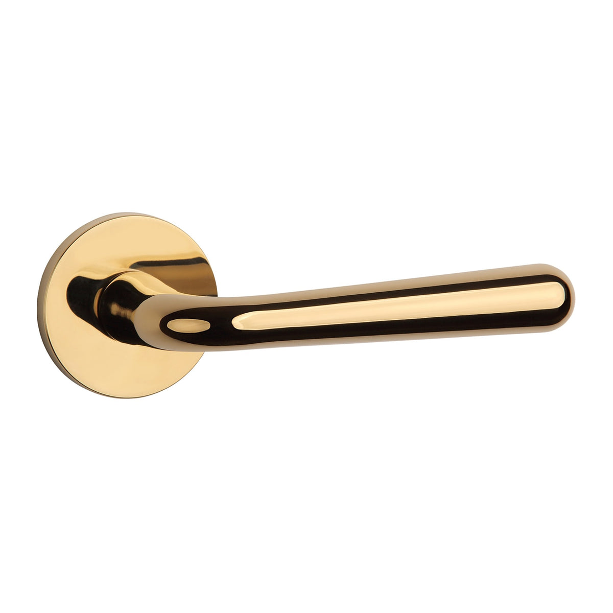 KLAMKA  Irga ROZETA R SLIM 7MM GOLD PVD OD APRILE