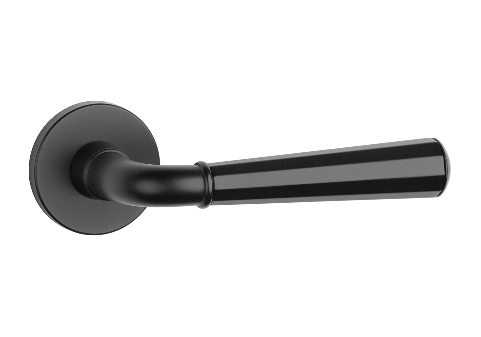 KLAMKA  Marigold ROZETA R SLIM 7MM BK OD APRILE