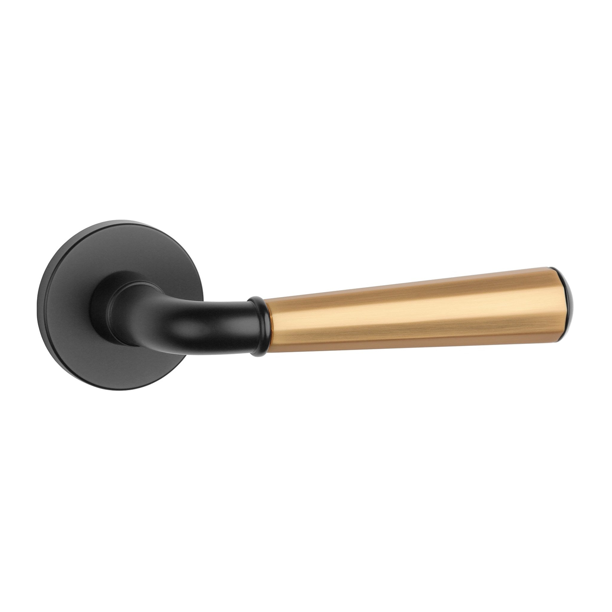 KLAMKA  Marigold ROZETA R SLIM 7MM DUOCOLOR BK/KG/BK OD APRILE