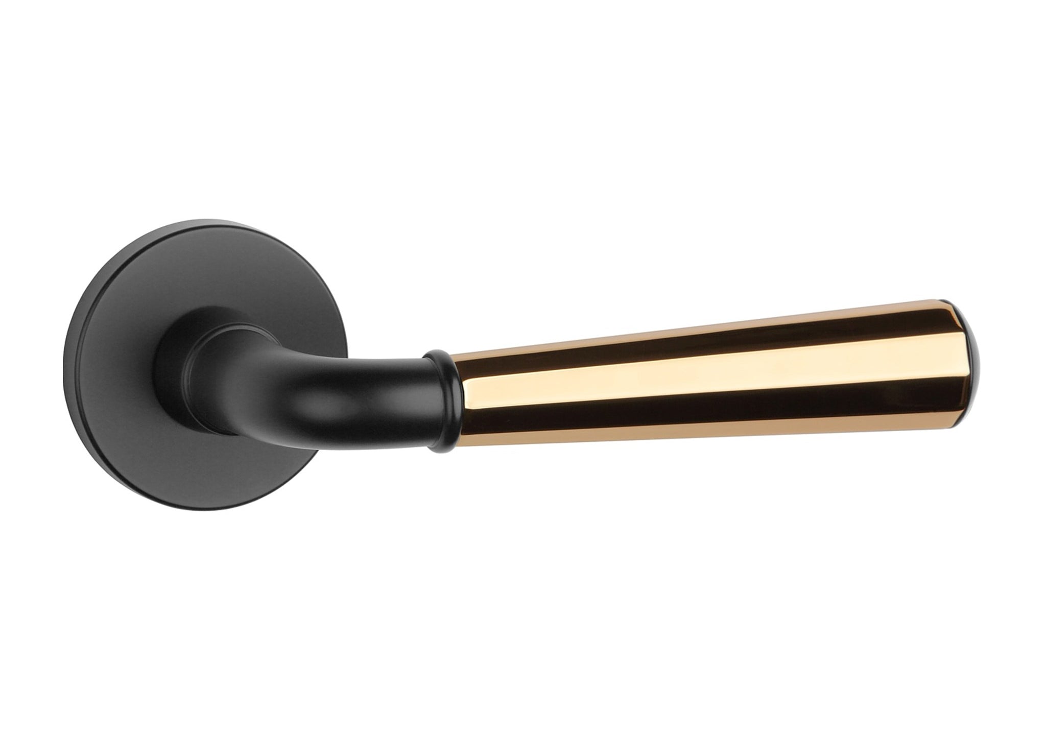 KLAMKA  Marigold ROZETA R SLIM 7MM DUOCOLOR BK/LG/BK OD APRILE