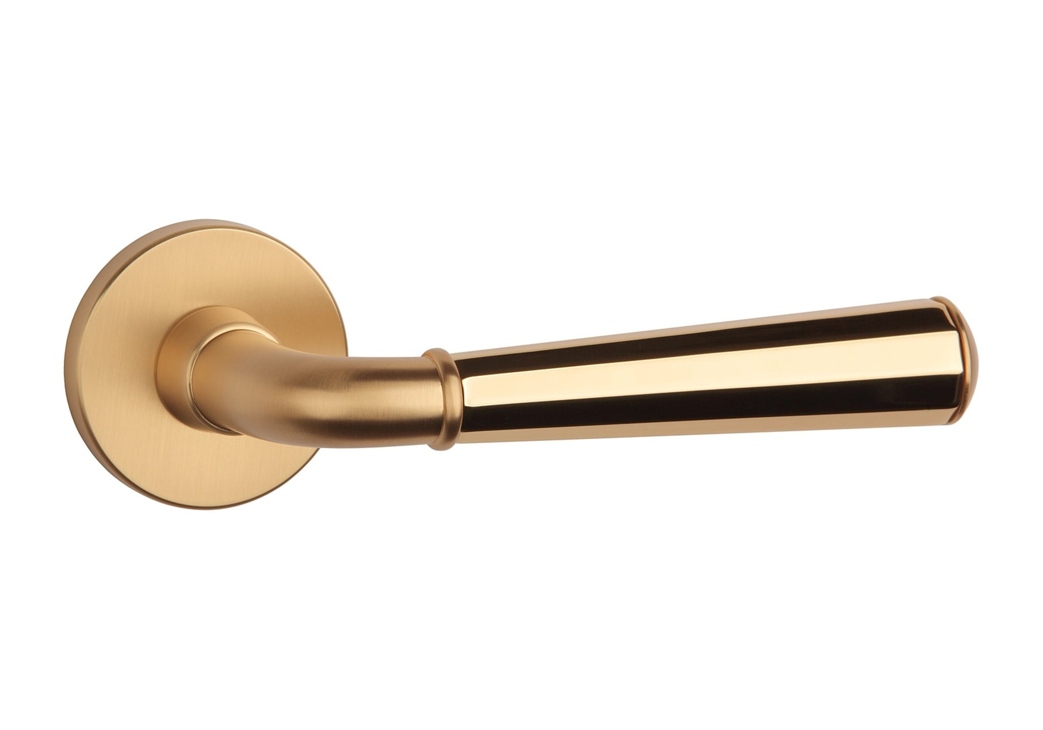 KLAMKA  Marigold ROZETA R SLIM 7MM DUOCOLOR KG/LG/KG OD APRILE