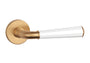 KLAMKA  Marigold ROZETA R SLIM 7MM DUOCOLOR KG/WH/KG OD APRILE