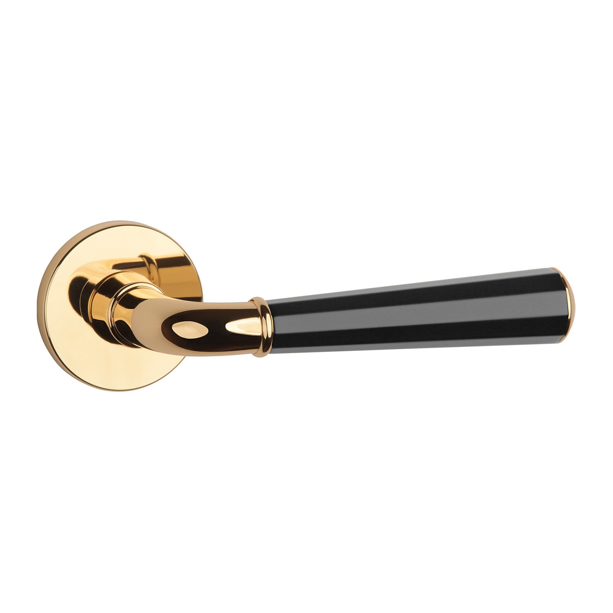 KLAMKA  Marigold ROZETA R SLIM 7MM DUOCOLOR LG/BK/LG OD APRILE