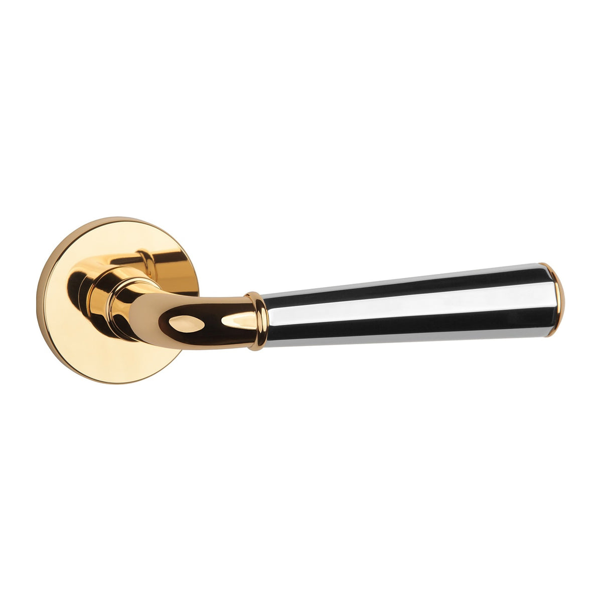 KLAMKA  Marigold ROZETA R SLIM 7MM DUOCOLOR LG/LC/LG OD APRILE