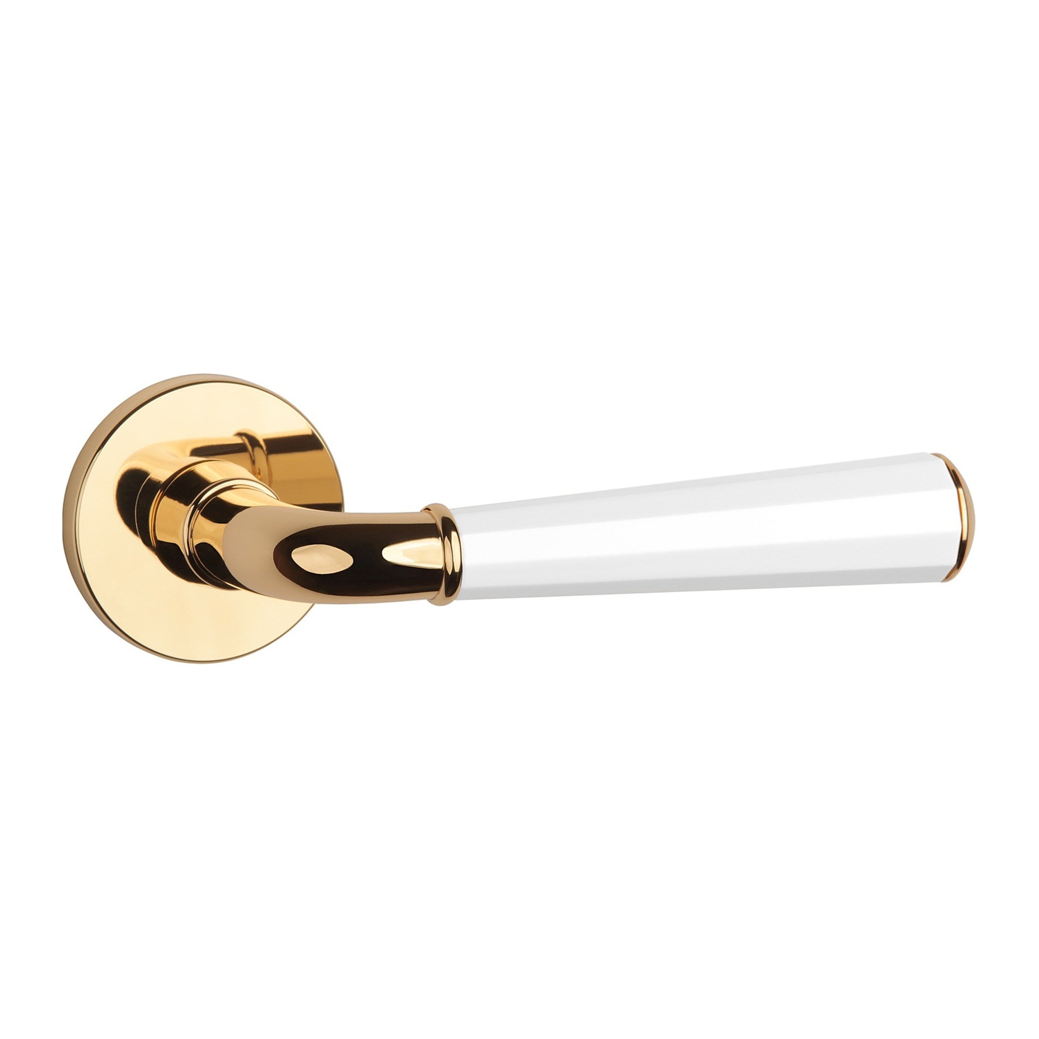 KLAMKA  Marigold ROZETA R SLIM 7MM DUOCOLOR LG/WH/LG OD APRILE