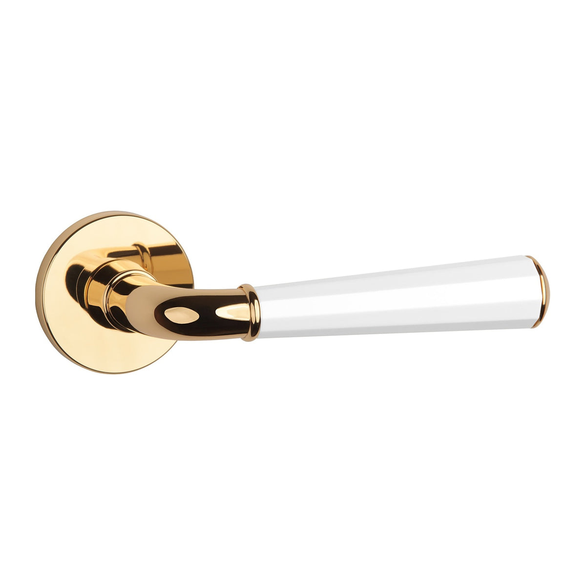 KLAMKA  Marigold ROZETA R SLIM 7MM DUOCOLOR LG/WH/LG OD APRILE