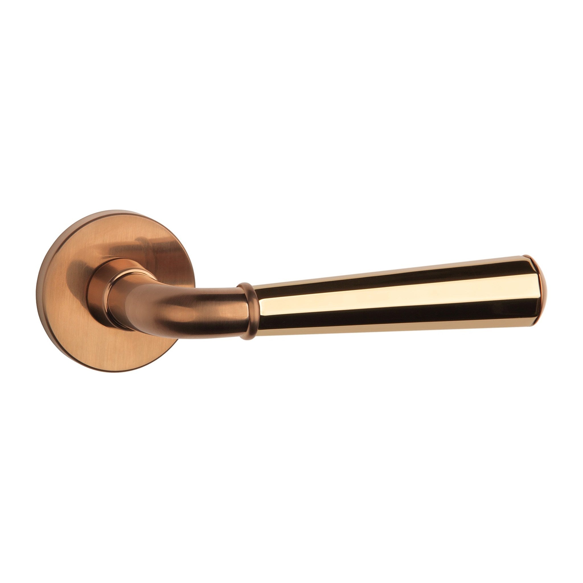 KLAMKA  Marigold ROZETA R SLIM 7MM DUOCOLOR PN/LG/PN OD APRILE