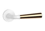 KLAMKA  Marigold ROZETA R SLIM 7MM DUOCOLOR WH/LG/WH OD APRILE