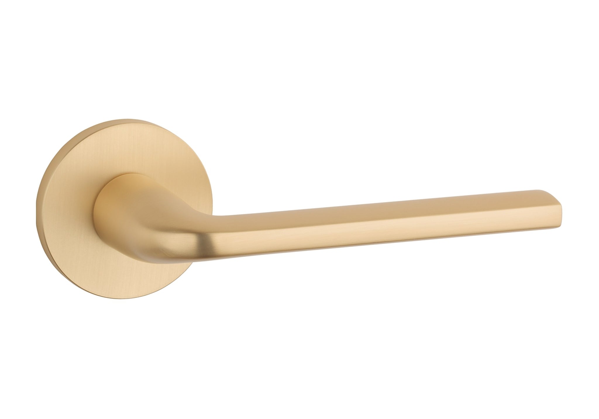 KLAMKA  Oleandro ROZETA R SLIM 7MM GOLD SATIN OD APRILE