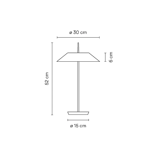 LAMPA STOŁOWA VIBIA MAYFAIR 5505 20/16 ZŁOTA