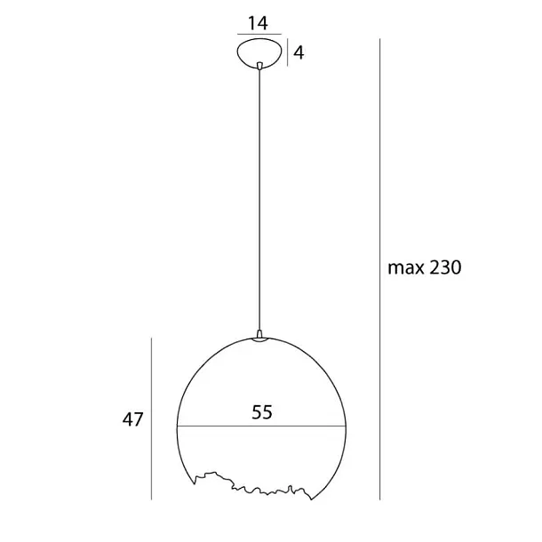 Maxlight Nest P0539 Lampa Wisząca Biała