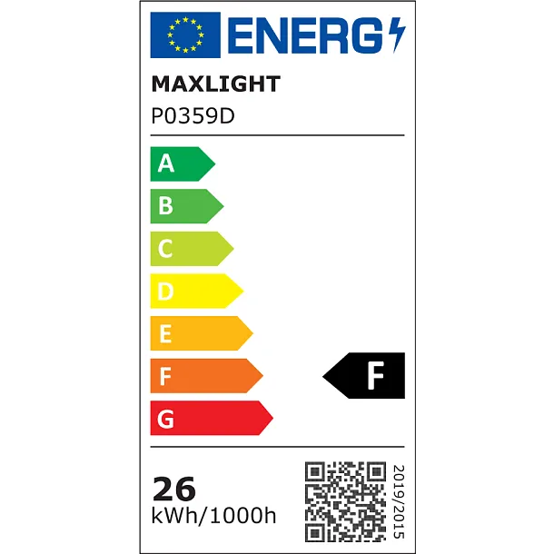 Maxlight Organic Horizon P0359D Lampa Wisząca 150cm Ściemnialna Chrom