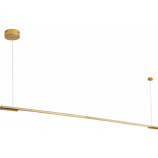 Maxlight Organic Horizon P0360D Lampa Wisząca Ściemnialna Złota 150 cm